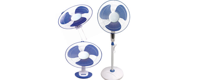 TABLE,PEDESTAL,WALL FANS.